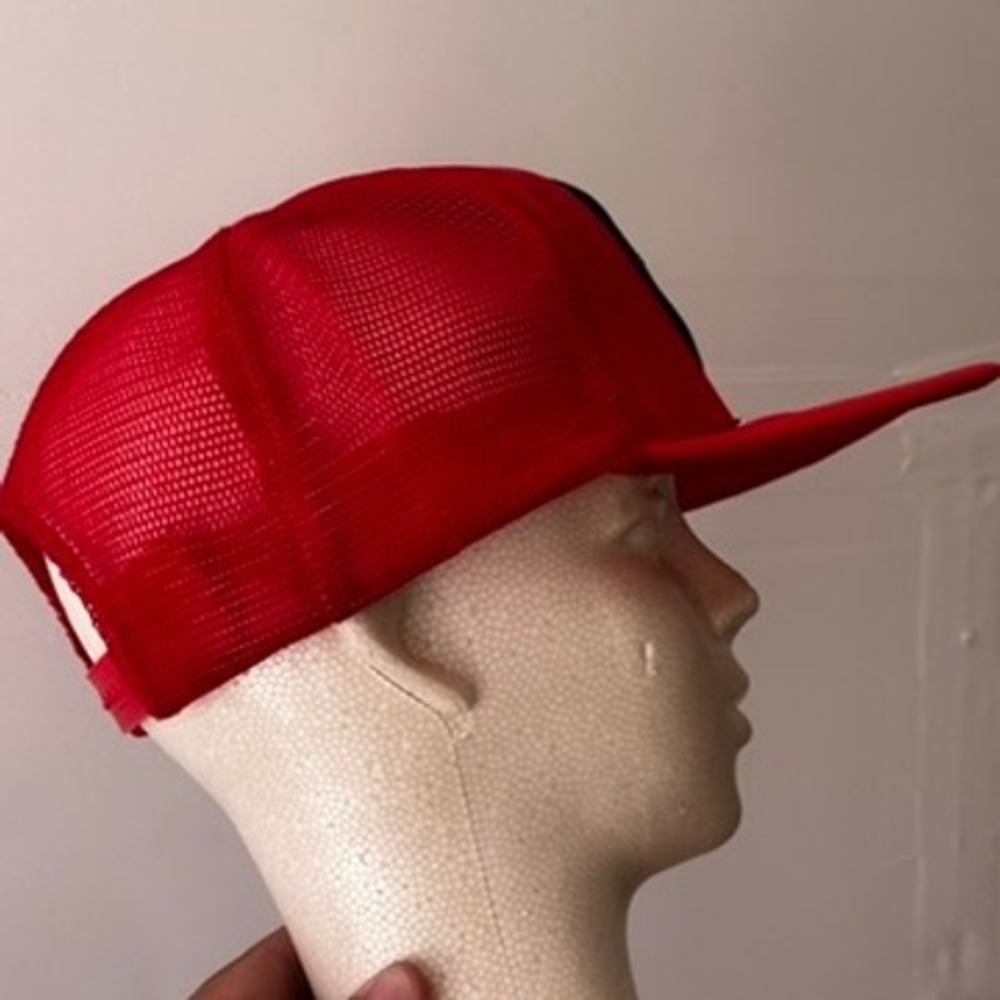 Vintage 1991 Mt Diablo Council Camp Akela CA Boy Scouts Red Trucker Hat Snapback - Picture 6 of 9